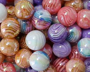 16MM Acrylic Color Wave Bead Mix