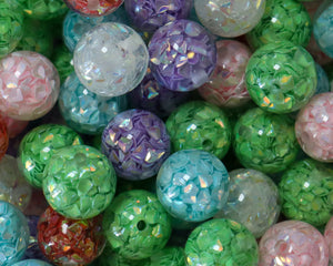 16MM Confetti Acrylic Bead Mix