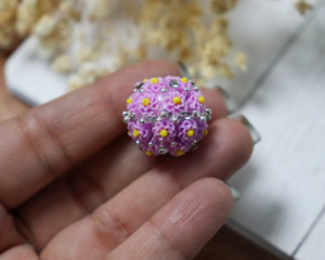 3D Metal Flower Fancy Bead Mix