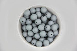Dim Grey | silicone beads