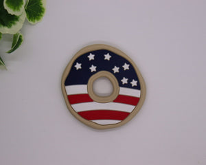 USA Donut Teether | silicone beads
