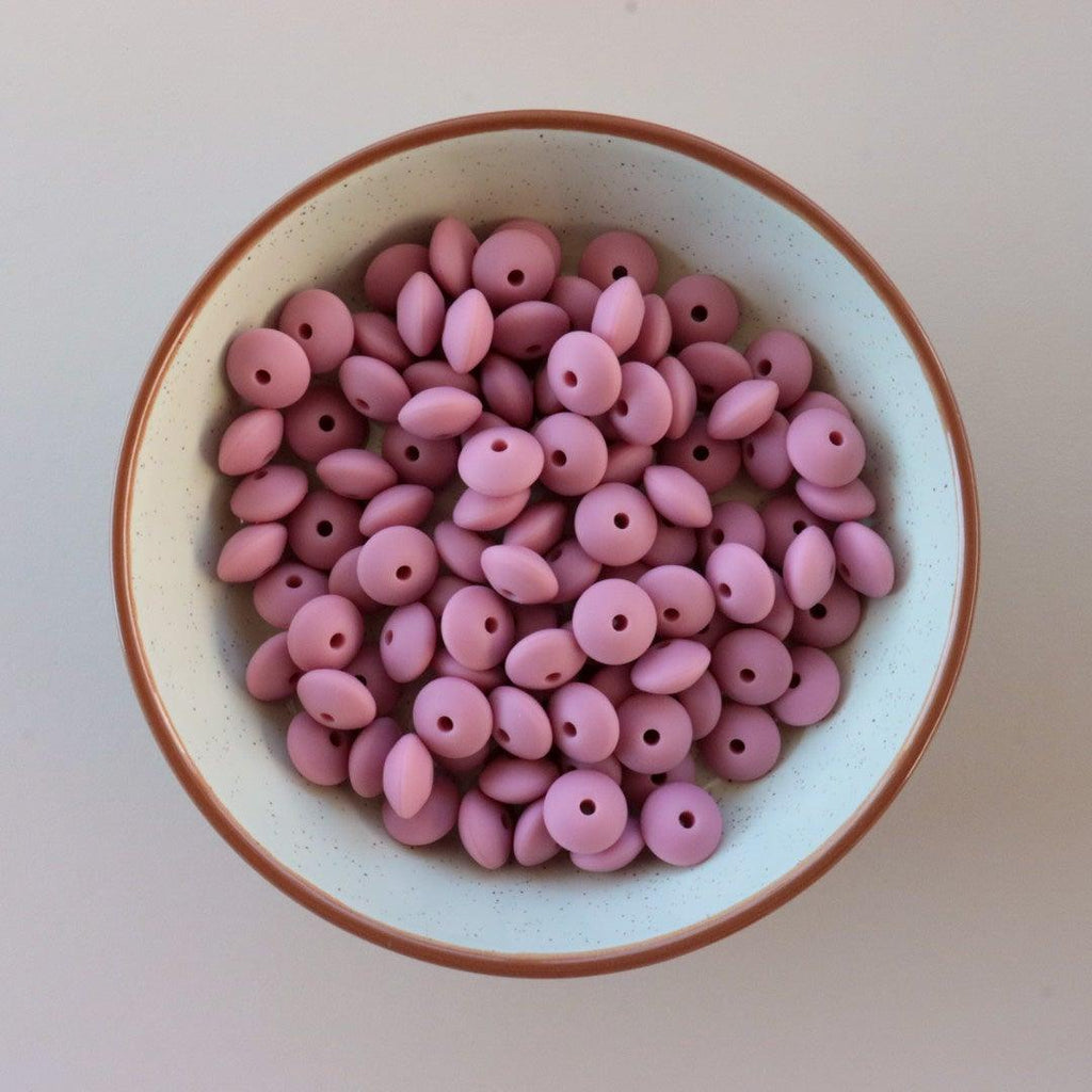 12mm Blue pink lentil czech glass round circle beads - 20Pc – MayaHoney  beads