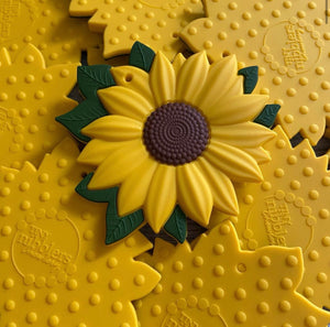 Sunflower Teether | silicone beads