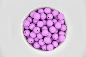Medium Purple | silicone beads