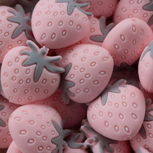 Strawberry Beads | silicone beads