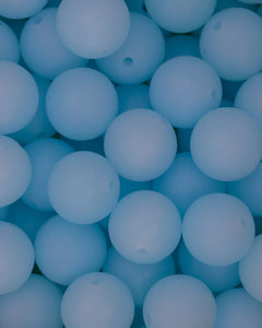 Transparent Blue | silicone beads