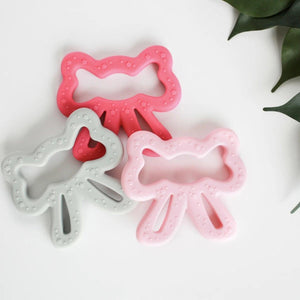 Bow Teether | silicone beads