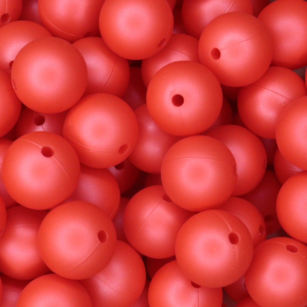 15mm Rust Silicone Beads, Red Round Silicone Beads, Beads Wholesale – The  Silicone Bead Store LLC