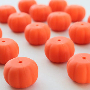 Pumpkin Beads | silicone beads