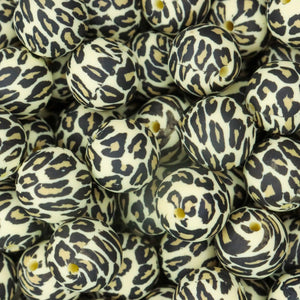 Leopard Printed Beads | silicone beads