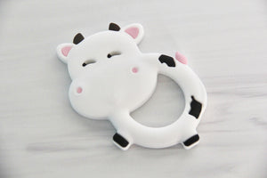 Cow Teether | silicone beads