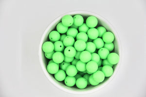 Lime Green | silicone beads