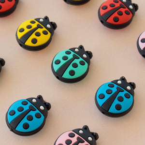 Lady Bug Beads | silicone beads