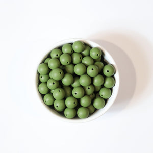 Olive Green | silicone beads