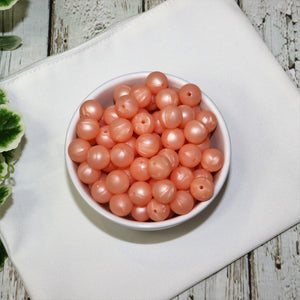 Pearl Peachy | silicone beads