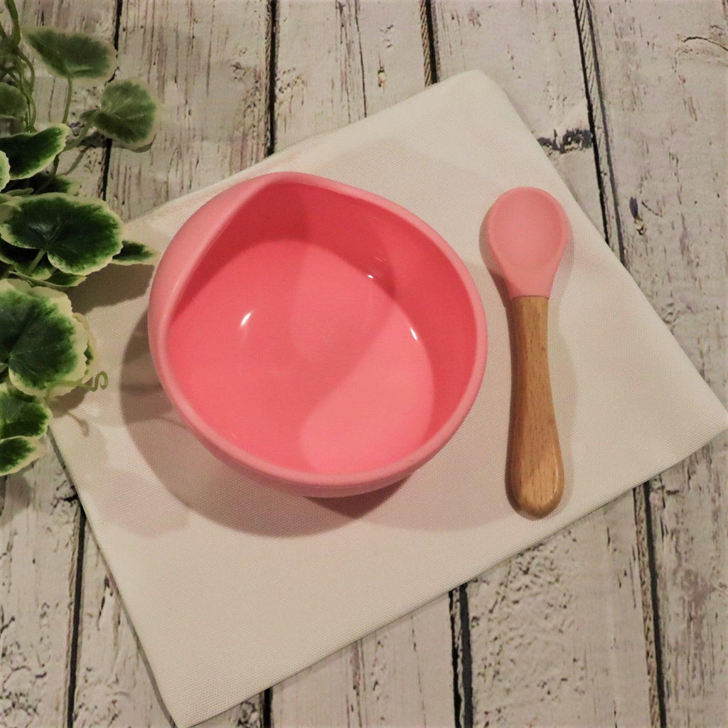 Silicone Suction Bowl & Spoon