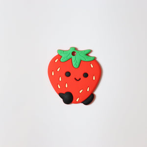 Strawberry Teether | silicone beads