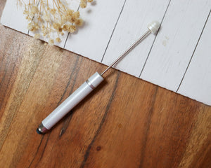 Stylus Plastic Beadable Pen