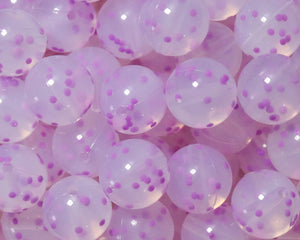 Purple Confetti Bead