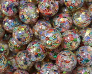 16MM Star Confetti Acrylic Bead Mix