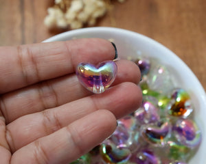 20) Acrylic Hearts – Bisu Beads