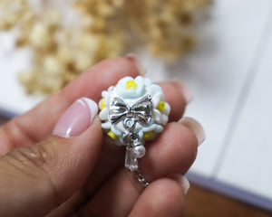 Flower with Bow Acrylic Bead Mix