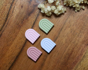 Arch Rainbow Silicone Focal Bead Pack