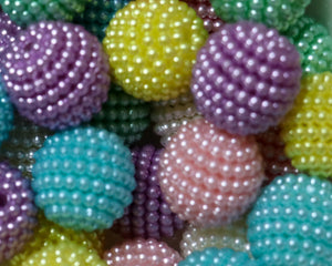 20MM Pearl AB Bayberry Bead Mix