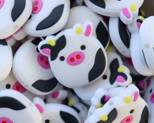 Squishy Cow Focal Bead