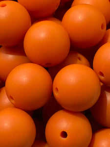 Burnt Orange | silicone beads