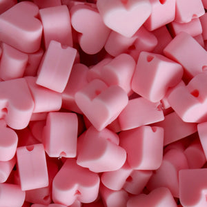 LoVe Silicone Focal Bead Pink – Grammy Tammy's Beads