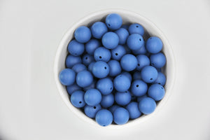 Sapphire | silicone beads
