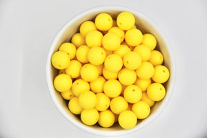 Yellow | silicone beads