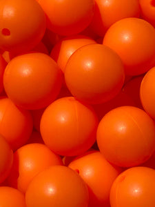 Orange | silicone beads