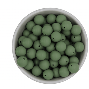 Moss Green | silicone beads