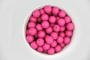 Raspberry Purple | silicone beads