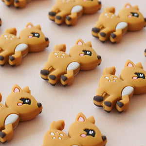 Reindeer Focal Beads | silicone beads
