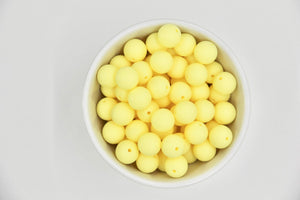 Butter Yellow | silicone beads