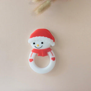 Snowman Teether | silicone beads