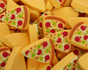 Pizza Focal Beads | silicone beads