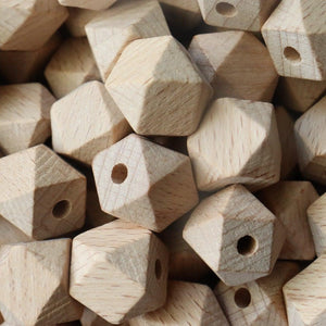 14MM Hexagon Wooden Beads | silicone beads