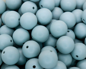 Bluish Grey | silicone beads