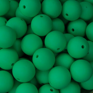 Kelly Green | silicone beads