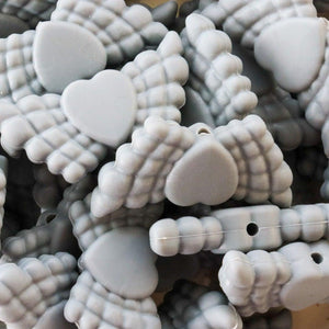 Angel Wings Focal Beads | silicone beads