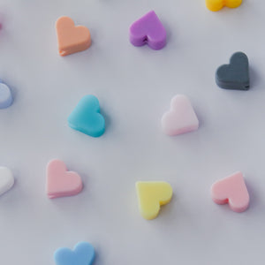 Buy Mini Heart Beads, Silicone Beads
