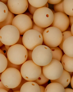 Beige | silicone beads
