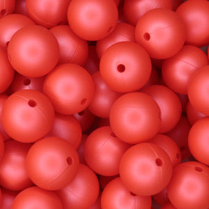 Metallic Red Silicone Beads | silicone beads