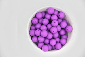 Purple | silicone beads