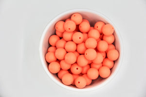 Salmon Orange | silicone beads
