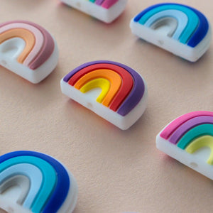 Rainbow Beads | silicone beads
